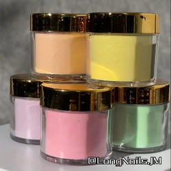 1OZ Acrylic Powder Light Color Carving Nail Polymer Tip Extension Crystal Powders Manicure Professional Nails Art Accessories