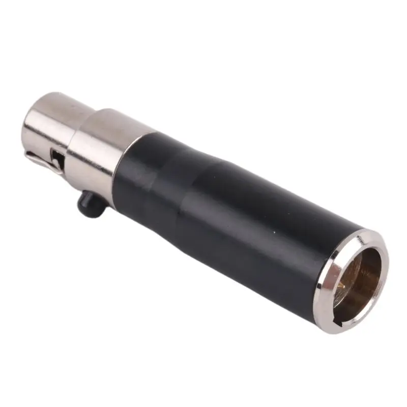 B04B-XLR Mini 3 Pin Male To 4 Pin Female Audio Adapter Plug Connector Hi-Fi Signal Converter Adapter For Microphone Speaker