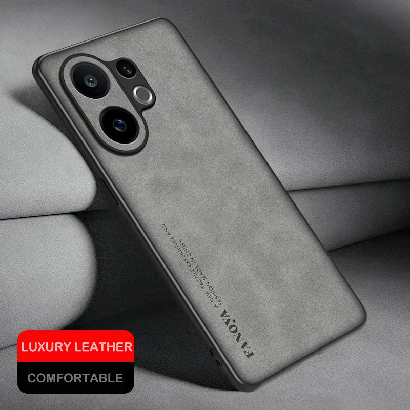 حافظة لهاتف فيفو S30 مع عدسة حماية من جلد الخراف Coque S30 Pro mini S20 Pro غطاء ممتص للصدمات ناعم من البولي يوريثان Funda
