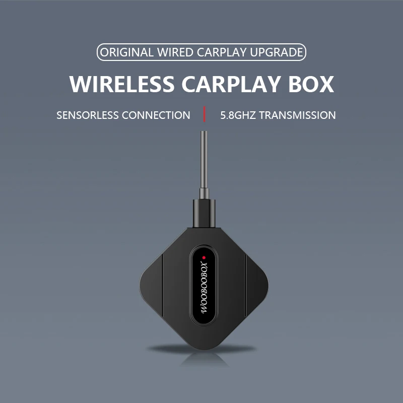 Z1D Mini Carplay Box Car OEM Wired to Wireless CarPlay Linux System Fast Connect Smart Mini AI Box USB Plug Play Wifi