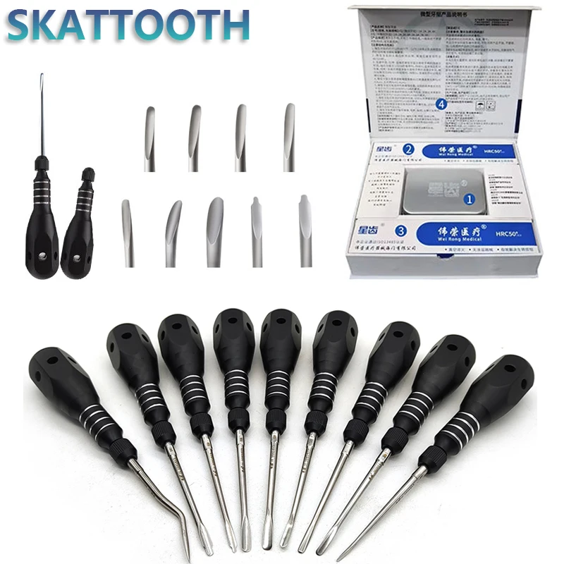 

Uncoated Stainless Steel Elevator Minimally Invasive Tooth Extraction Tools Elevator Dental Surgery Instruments Dentist Tools