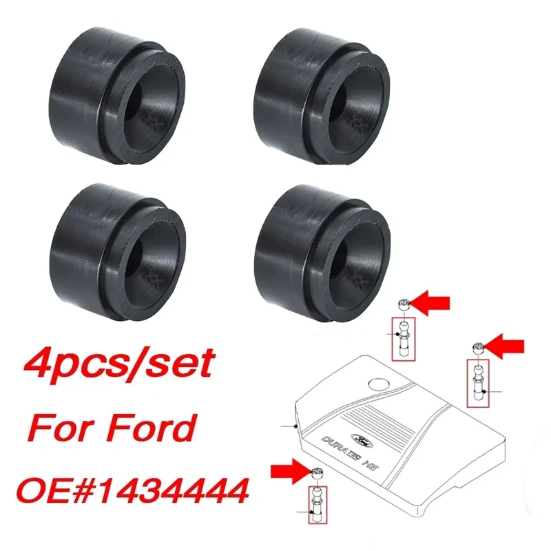 4x Engine Rubber Mounting Bush For Ford Mondeo Focus C-Max Galaxy Fiesta 1434444 Protective Cover Under Guard Tray Plate Rubber