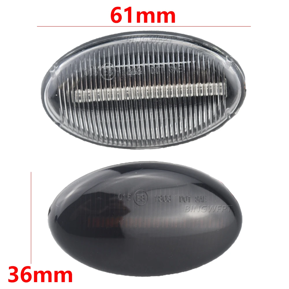 2PCS LED Dynamic Side Marker Light Side Signal Lights For M ercedes Benz Smart W450 W452 A-Class W168 Vito W639 W447 Citan W415