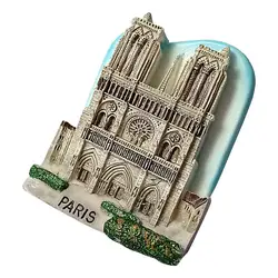 Paris Fridge Magnet Decorative 3D Fridge Magnets Resin Arc De Locker Magnets Magnetic Sticker Refrigerator Home Decoration