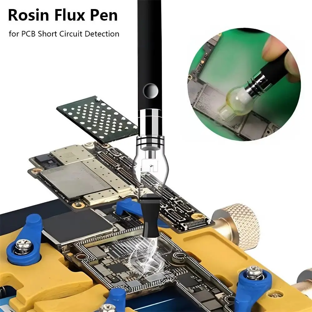 1Set USB Charging Rosin Atomizer Alloy Steel Rechargeable Battery PCB Short Circuit Detector 90x11mm Thickened Glass