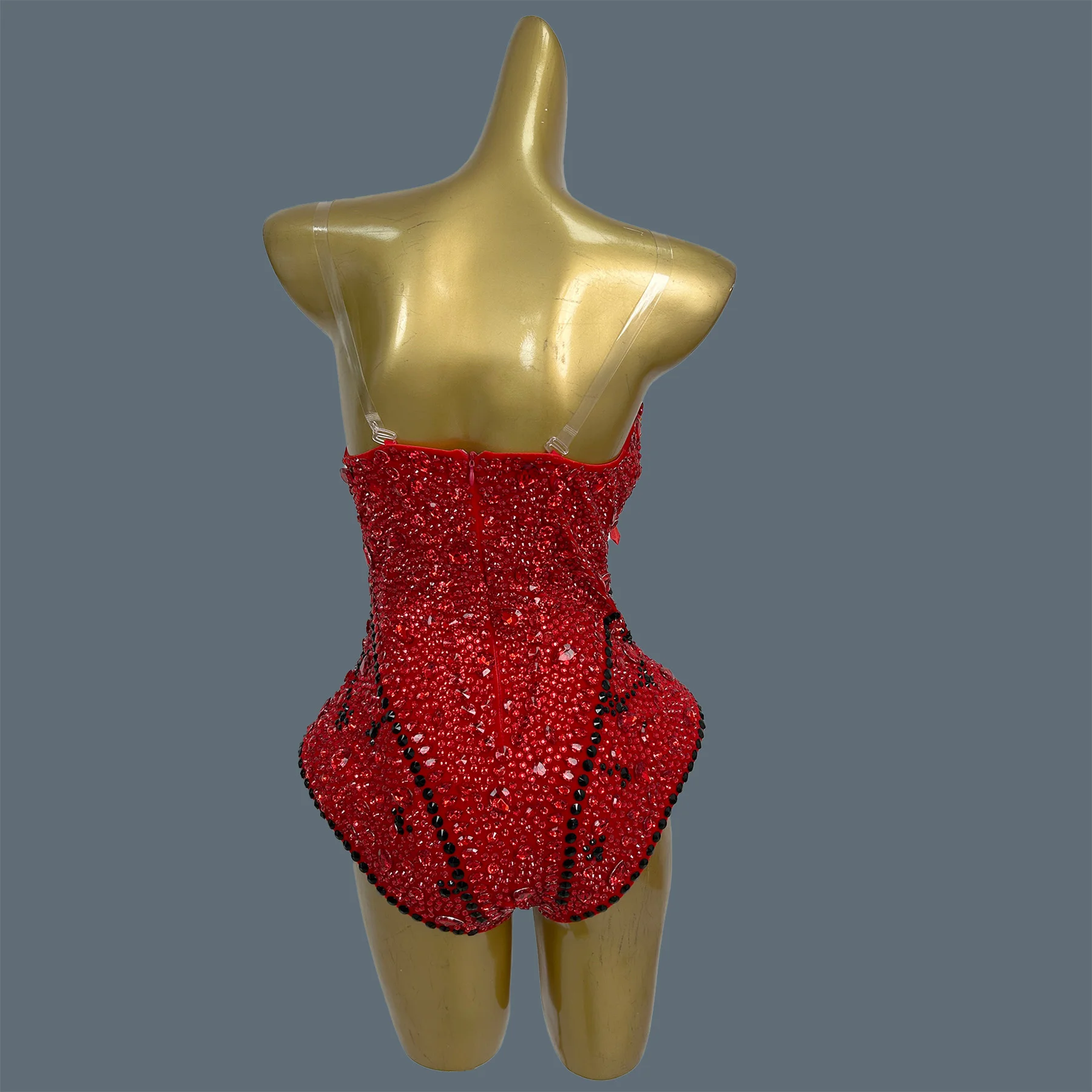 Fashion Sexy Showgirl Tight Fitting Bodysuit Cowboy Show Wear Dance Party Outfit Night gig Spicy Girl Outfit 2Pieces Set Qianwan