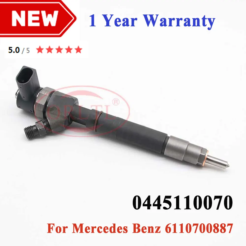 

0445110070 New Diesel Nozzle 0 445 110 070 Fuel Injector A6110700887 For Mercedes Benz Sprinter Vito V-Class 2.2 2.7 CDI