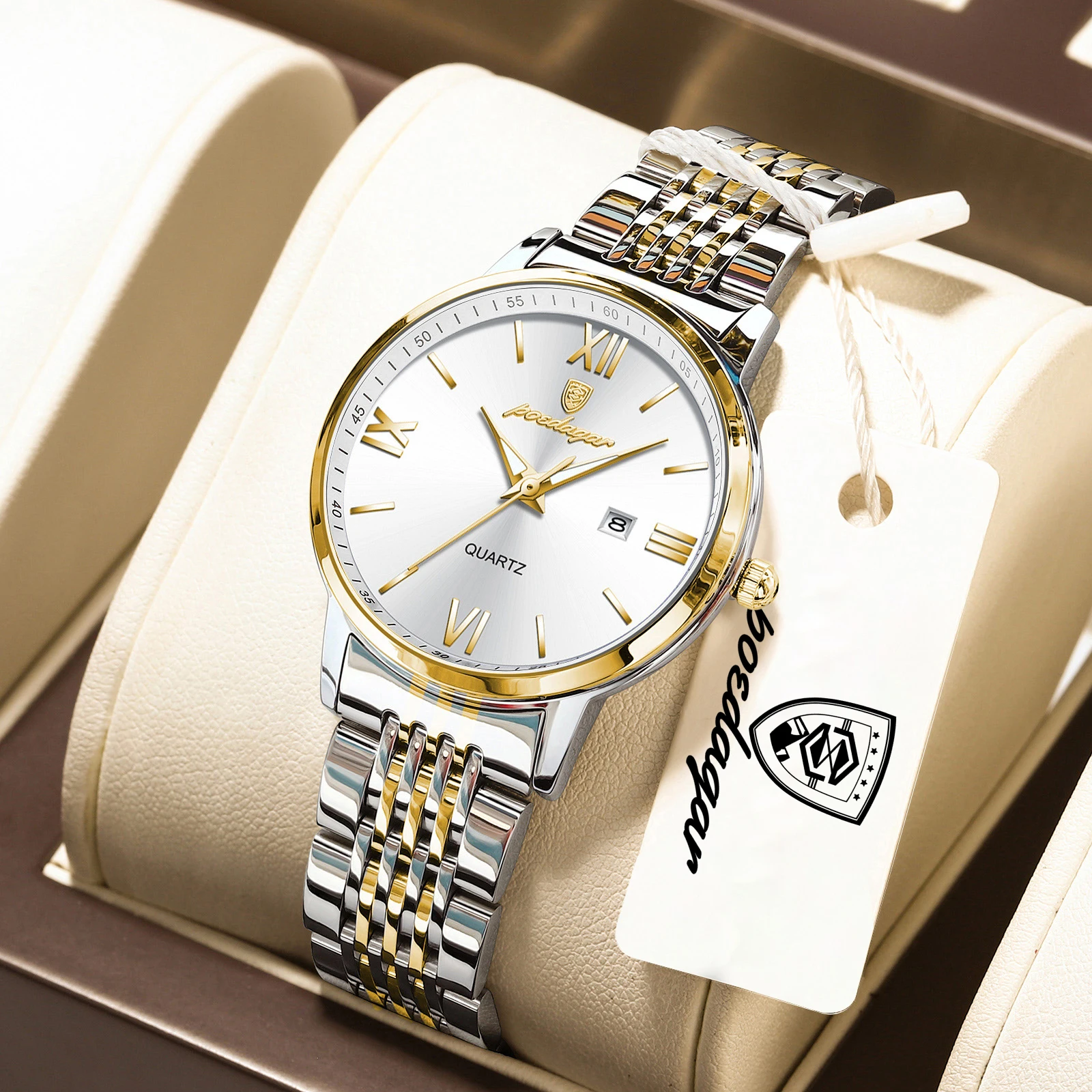 POEDAGAR Exquisite Woman Watch Waterproof Luminous Date Ladies Watch High Quality Stainless Steel Elegant Women's Quartz Watches