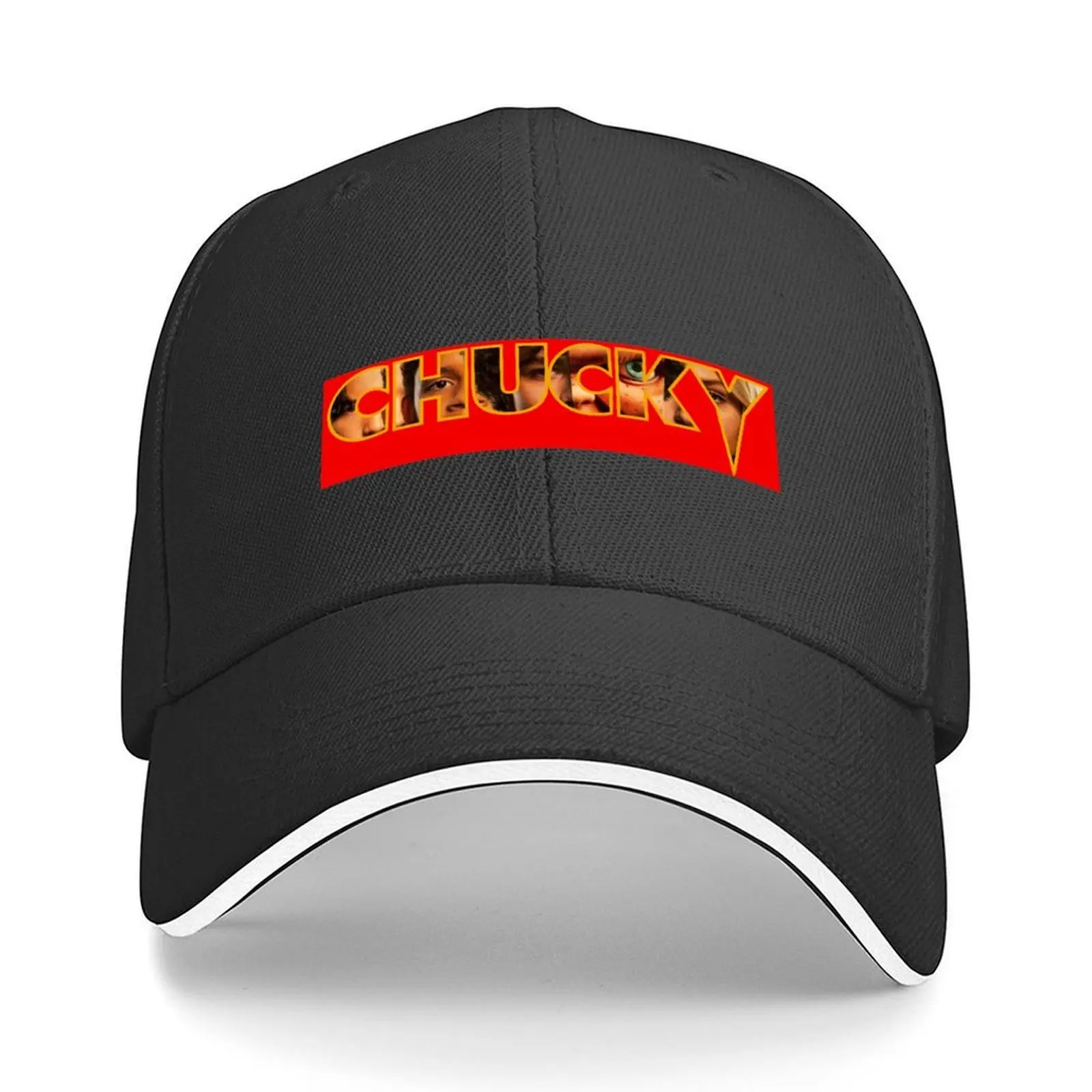 

Chucky 2021 Title Block Baseball Cap Hat Baseball Cap Golf Hat Man New In The Hat birthday Hats For Women Men's