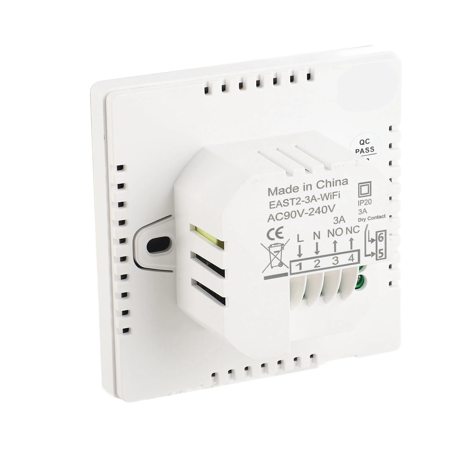 ترموستات ذكي إعداد الموقت للبرمجة وحدة تحكم التدفئة الأرضية شاشة LED IP20 AC90-240V التحكم عن بعد للشقة #6