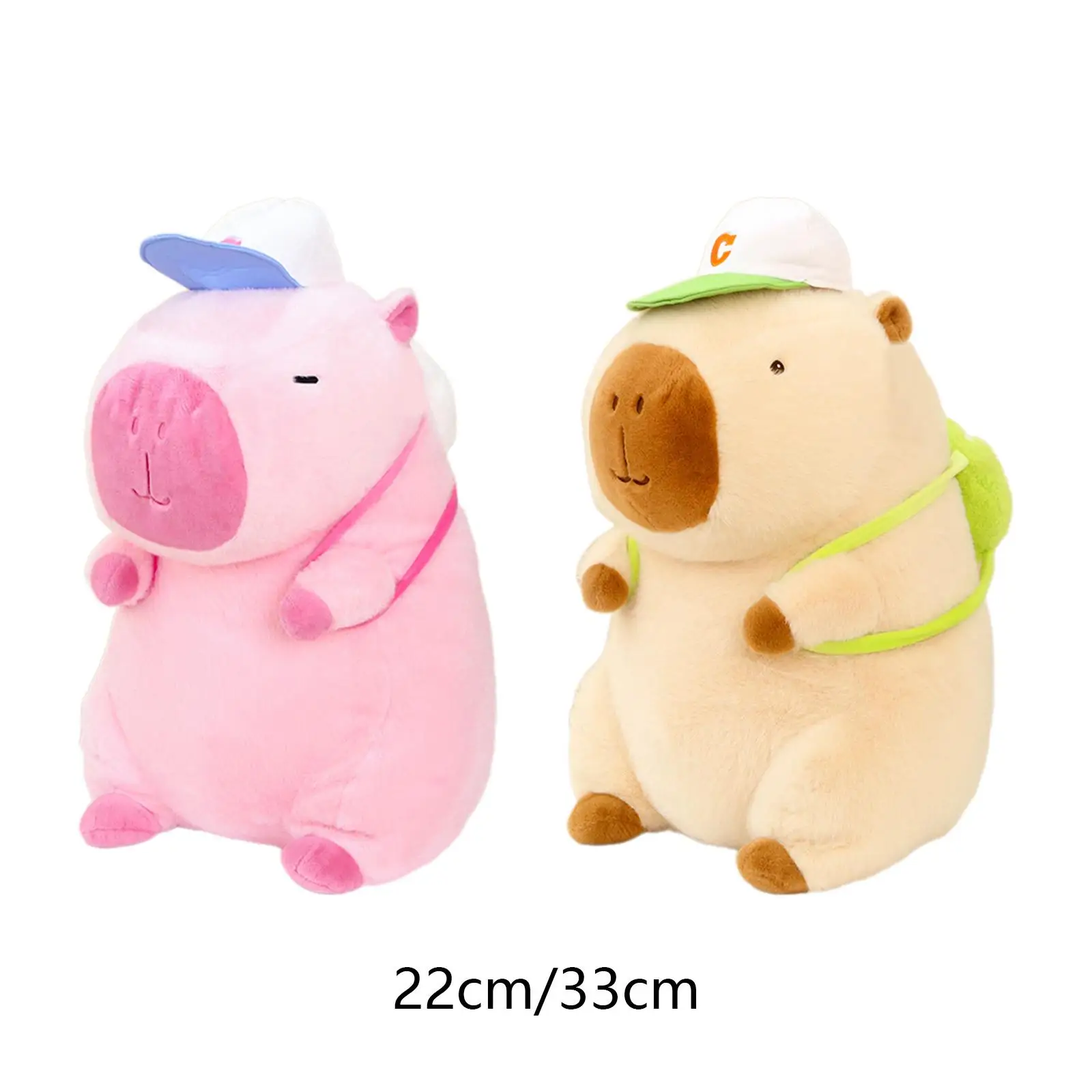 Jouet en peluche Capybara pour adolescents, ornement en beurre, animal mignon