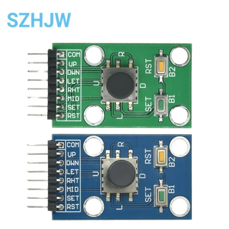 5 szt. Pięciokierunkowy moduł przycisku nawigacyjny do gry MCU AVR 5D Rocker Joystick niezależny moduł klawiatury Joystick