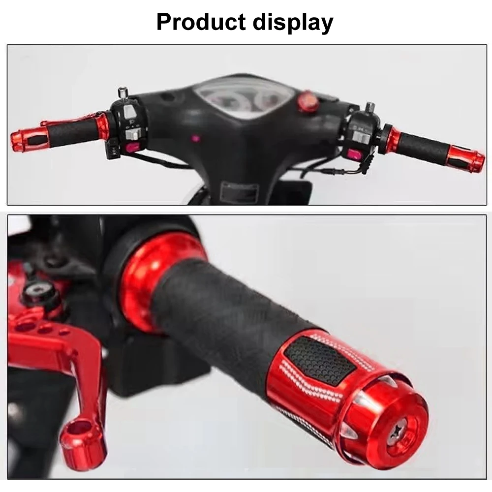 NEW Motorcycle 22mm Hand Heated Grips Molded Grips ATV Warmers Adjust Temperature Hot Handlebar Handle Moped Bar Hand Warmer