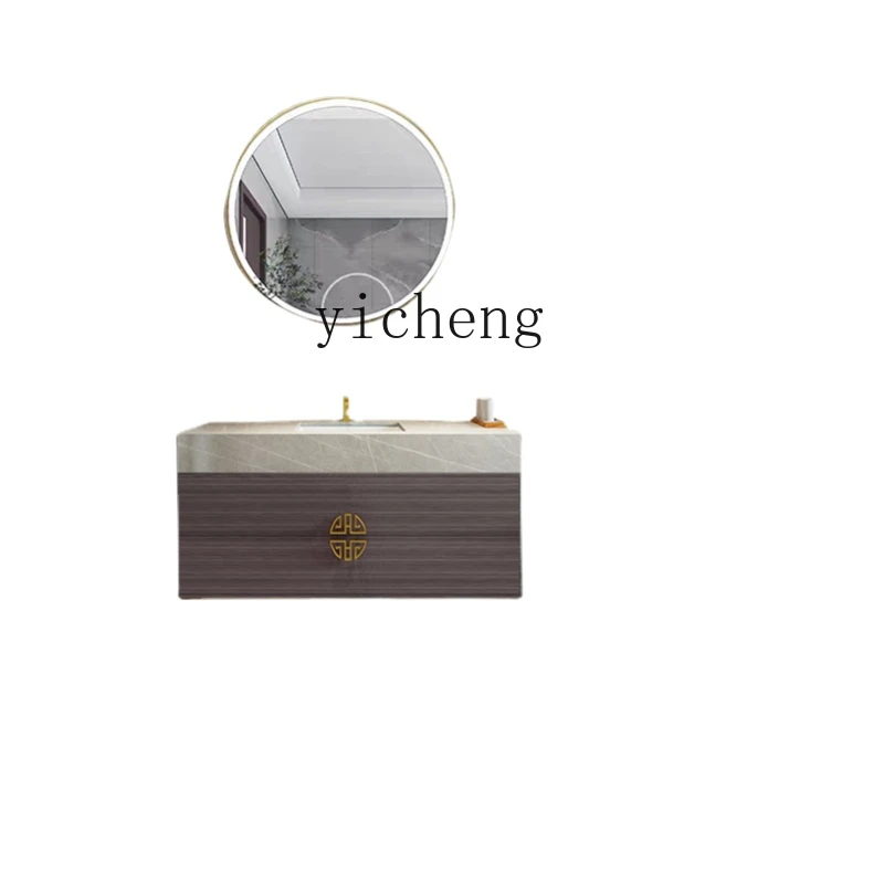 YY Whole Washbin New Chinese Style Bathroom Cabinet Combination Bathroom Table Hand Washing Washbasin