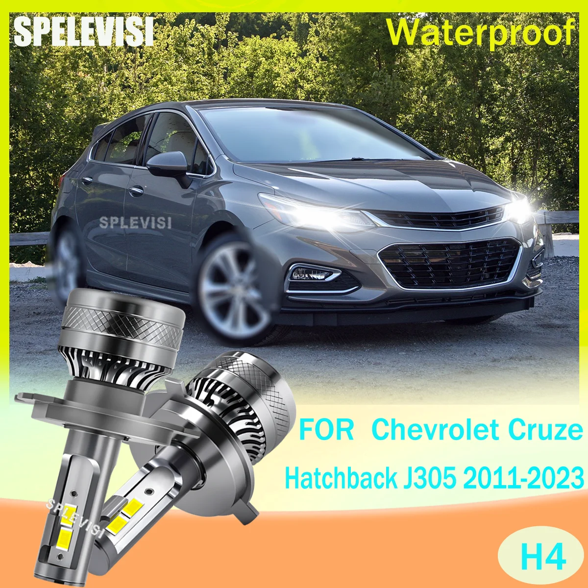 

12 В 200 Вт Автомобильные светодиодные лампы для фар IP68 для Chevrolet Cruze Hatchback J305 2011 2012 2013 2014 2015 2016 2017 2018 2019 2020-2023