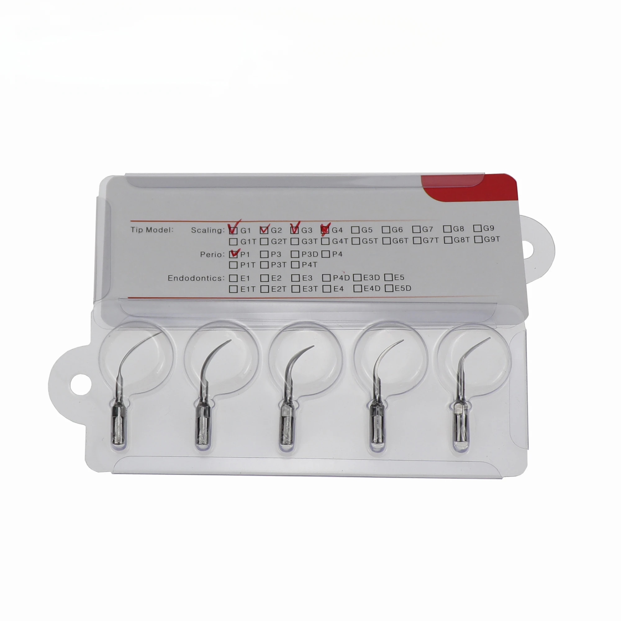 Best offer for scaler tips Dentals Handpiece Ultrasonics Scaler Scaling Handpiece Scaling Tips Equipment 5pcs/set