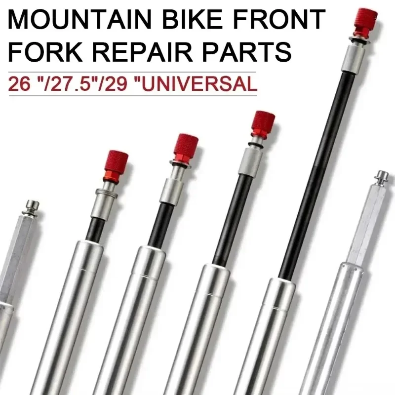 

26/27.5/29in Mountain Bike Front Fork Oil Pump Aluminum Alloy Oil Pressure Rod Suspension Cartridge Oil Damping Rod Repair Part