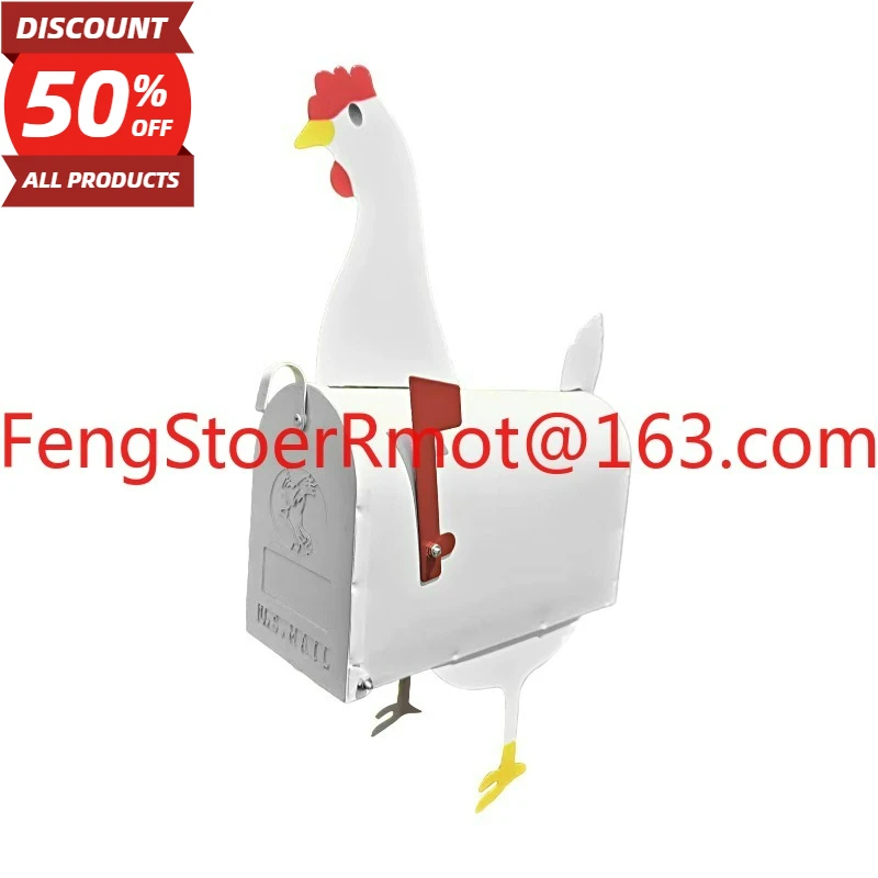 

Подходит для металлического украшения почтового ящика из кованого железа для сада на открытом воздухе с курицей