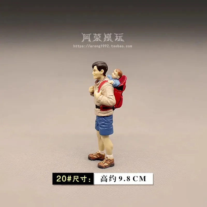 Miniatuur houthakker brandweerlieden ontdekkingsreiziger postbode jager boer kind actiefiguur model boerderij beroep figuren ornamenten speelgoed