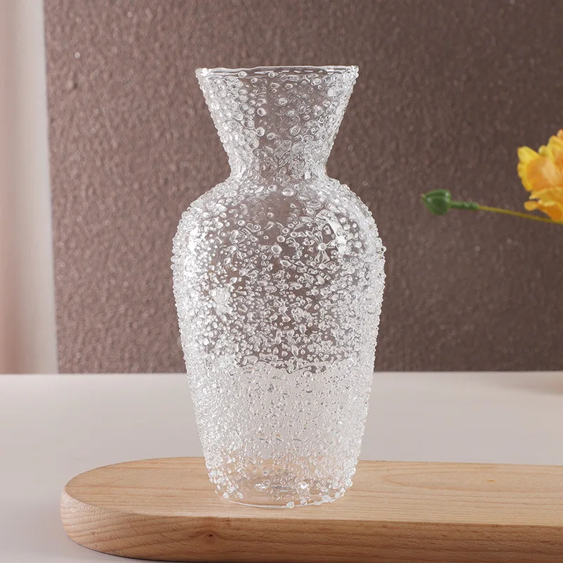 Vase Ornament Living Room Flower Arrangement Glass Advanced Sense تحف كبيره للمنزل В Скандинавском Стиле Decoration Maison