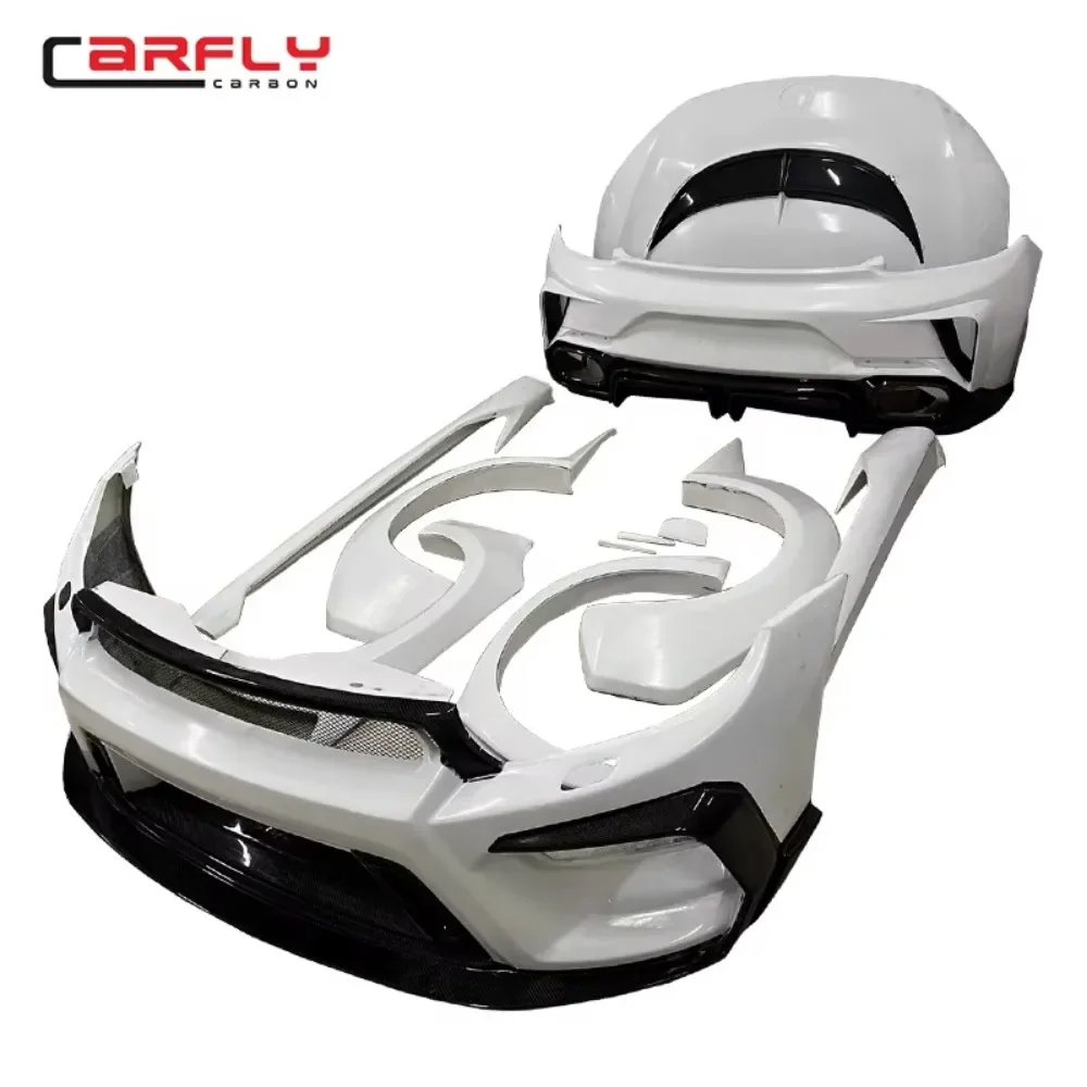 Carbon mixed fiberglass aspec Wide bodykit for VW Scirocco carbon fiber Auto Parts