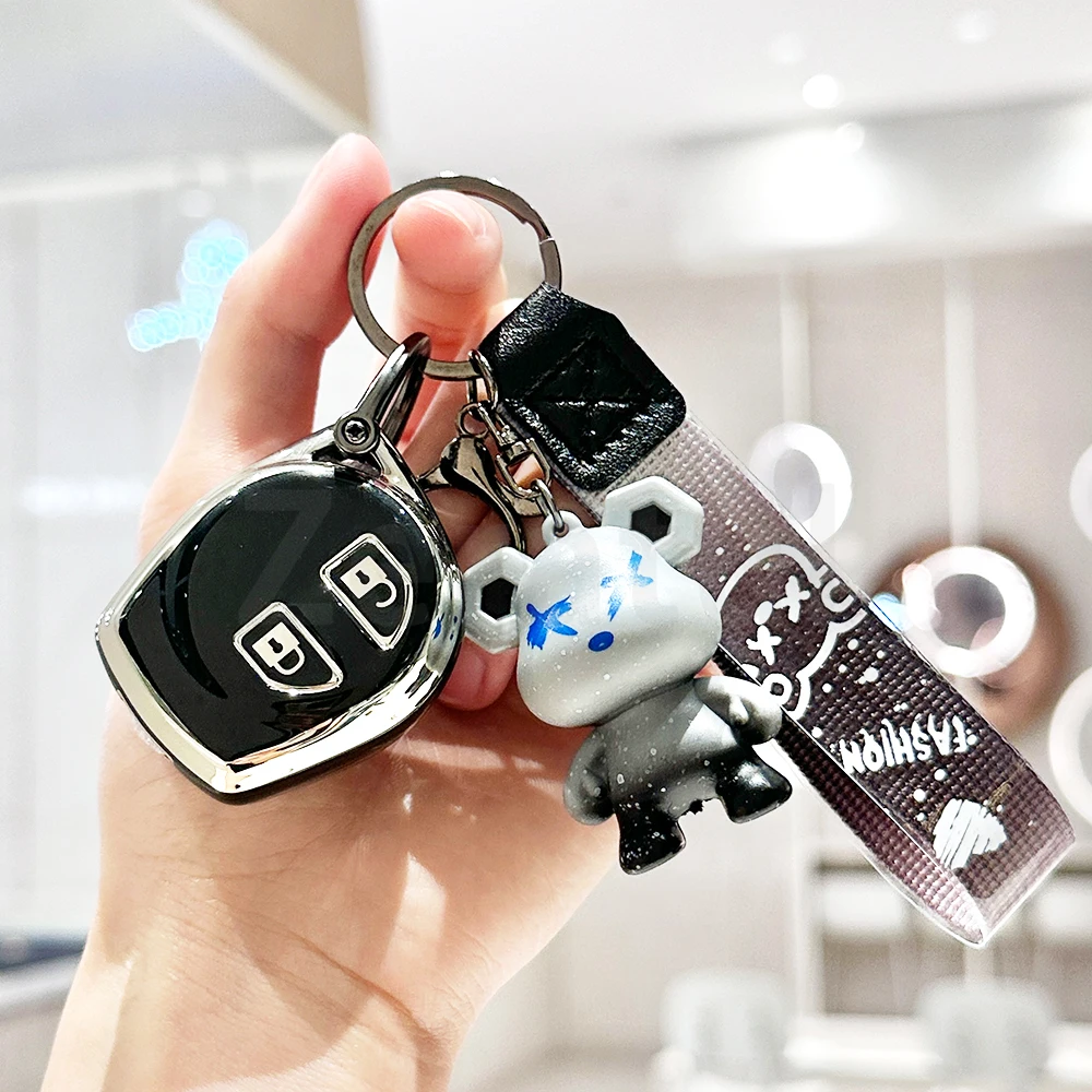 

Для Suzuki Ignis Jimny Grand Vitara Celerio Swift Liana SX4 классический автомобильный брелок для ключей, защитный чехол, держатель для брелока