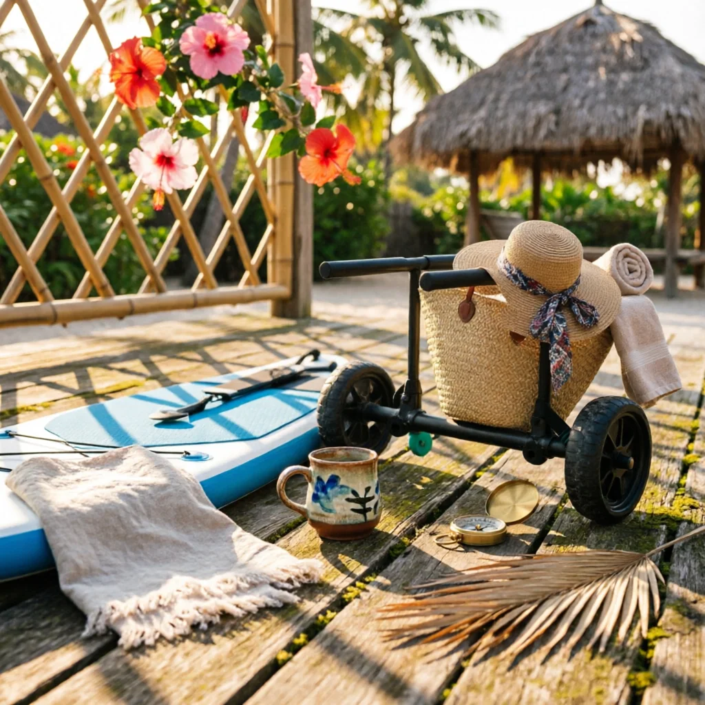 

Stand-up Paddleboard Trolley Foldable Paddleboard Transport Trolley Kayak Trolley Corrosion-Resistant Kayak Dolly Heavy-Duty