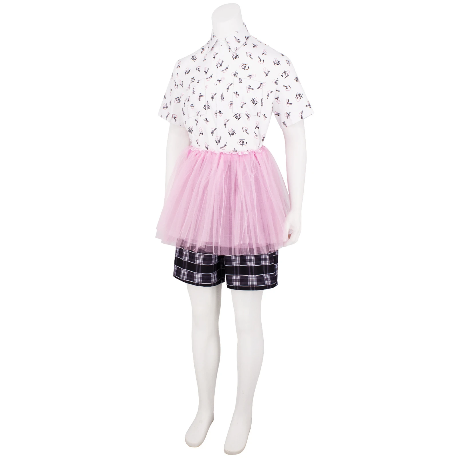 Ace ventura cosplay traje rosa tutu traje engraçado filme personagem roupa pet detetive traje masculino para festa de halloween