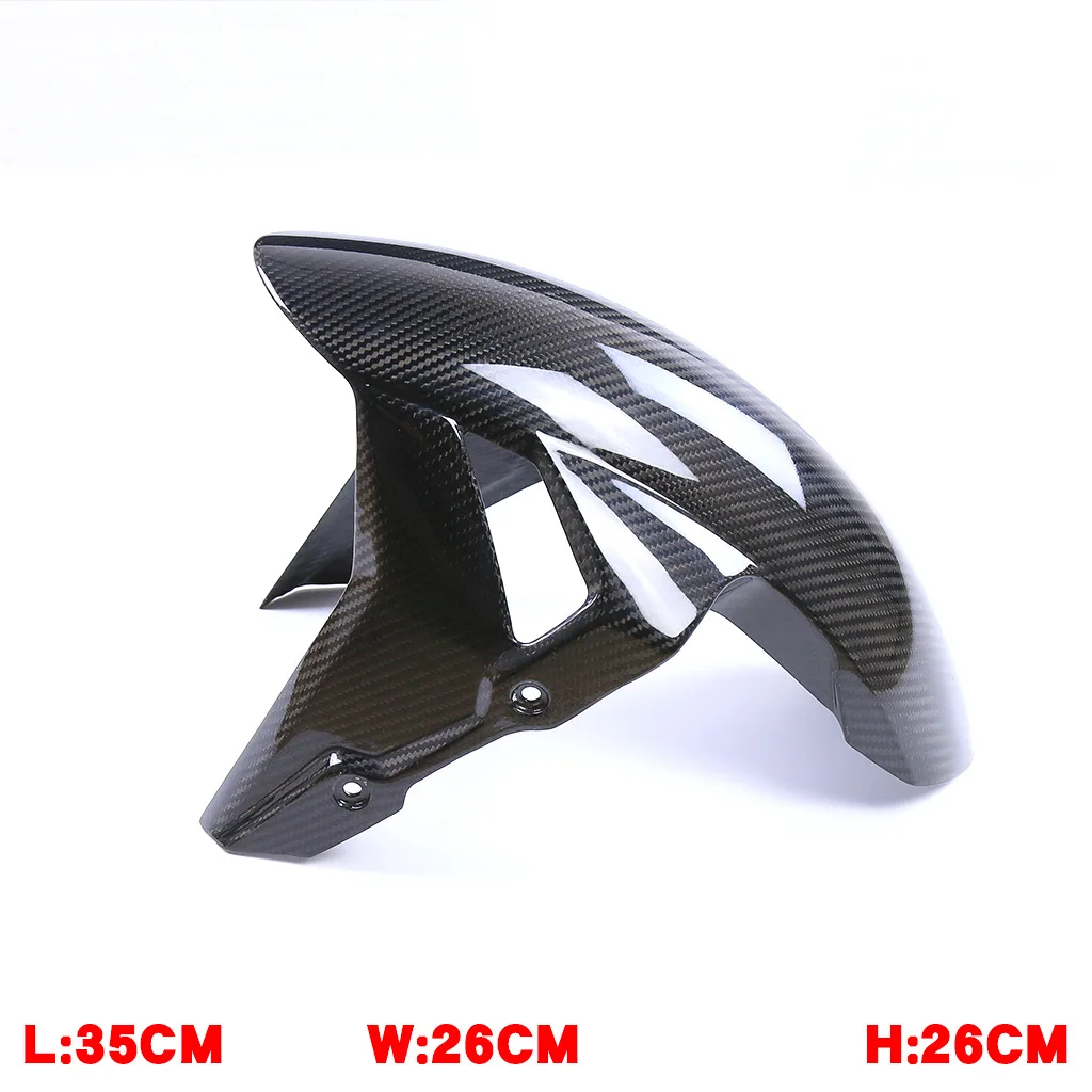 Real Carbon Fiber Motorcycle Front Fender Mudguard Guard For BMW F900R F900XR S1000RR 2021 - 2025 S1000XR S1000R HP4 Accessories