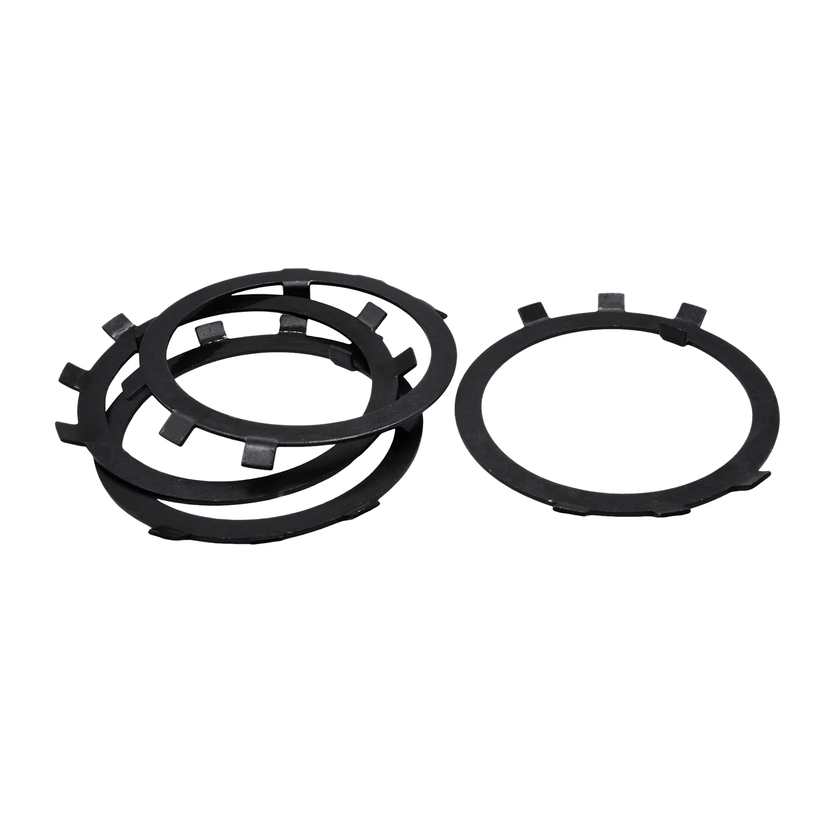 1-20Pcs M10 M12 M14 M16-M60 Black Carbon Steel GB858 Lock Washers Gasket Spacer Retaining Stop Washers for Slotted Round Nuts