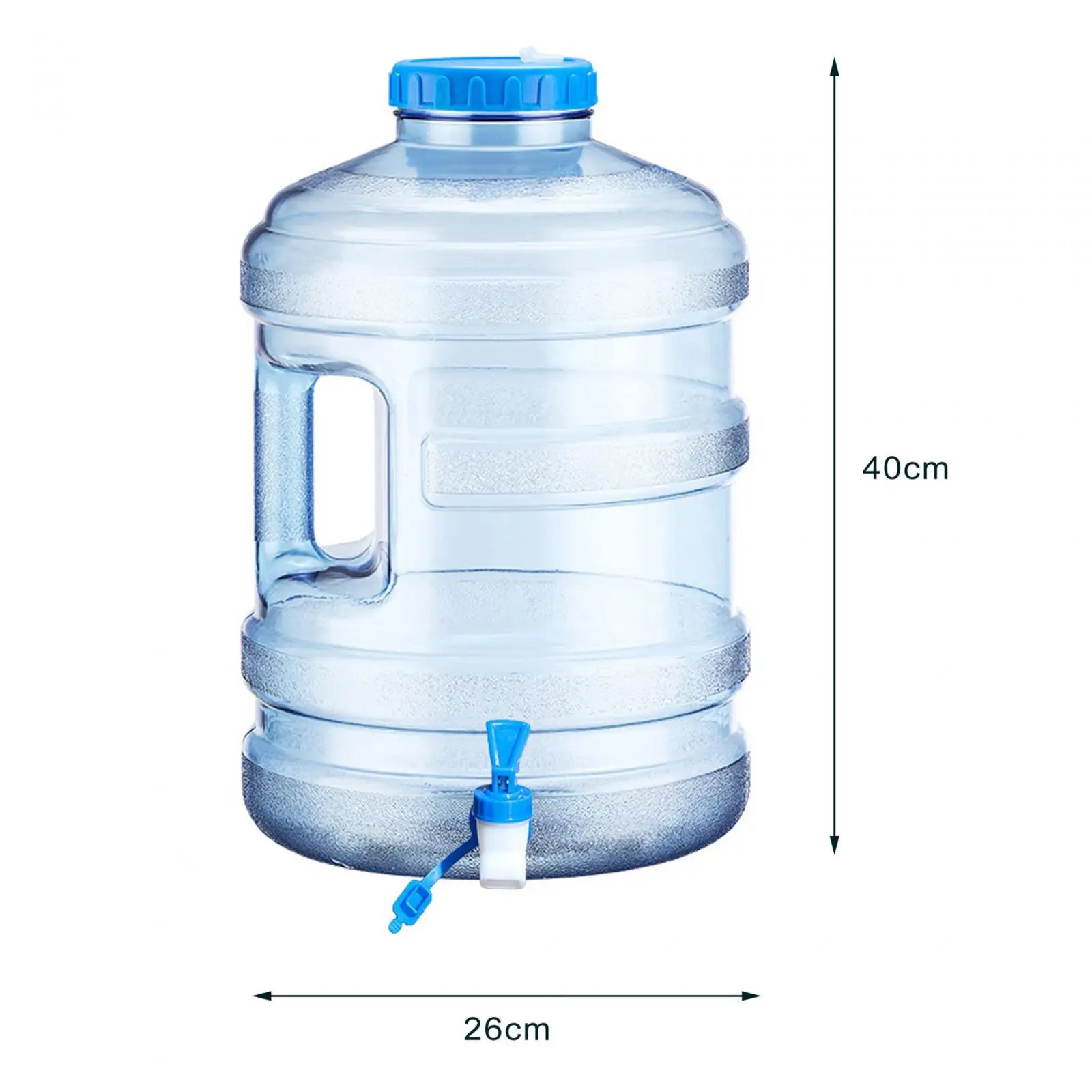 15L Water Container with Spigot Drink Container Water Can Outdoor Water Bucket for Backpacking BBQ Dish Washing Survival Camping