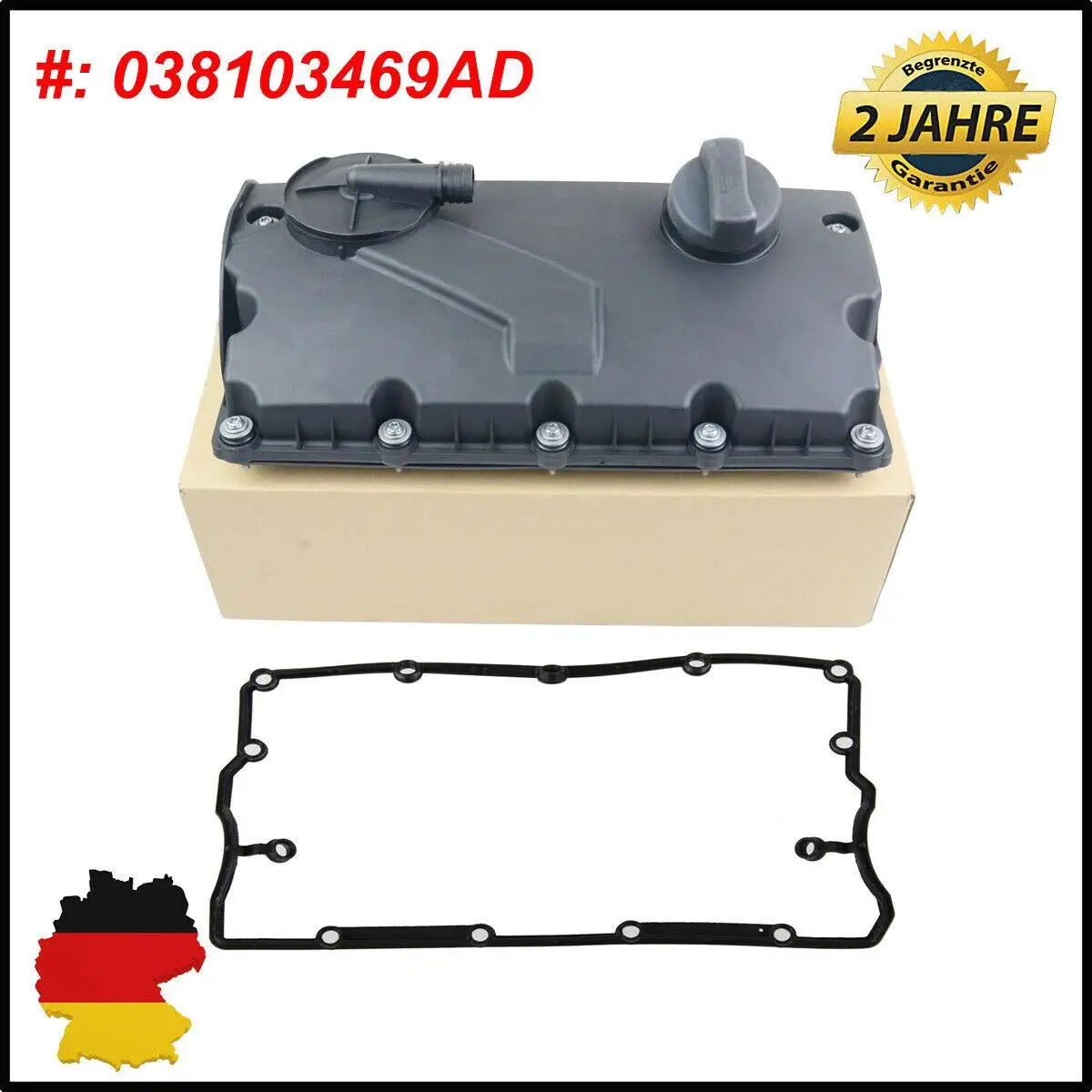 AP01 Rocker Valve Cover 038103469AD For Audi A3 A4 VW Passat Seat Leon Skoda Fabia 1.9 TDI  037253039D