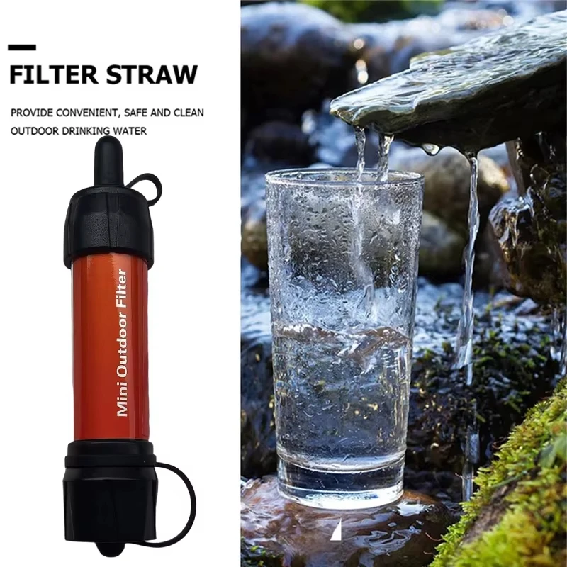 Outdoor Drinking Water Purifier Mini Ultrafiltration Water Purifier Straw Portable Water Purifier Wild Survival Filter Pipette