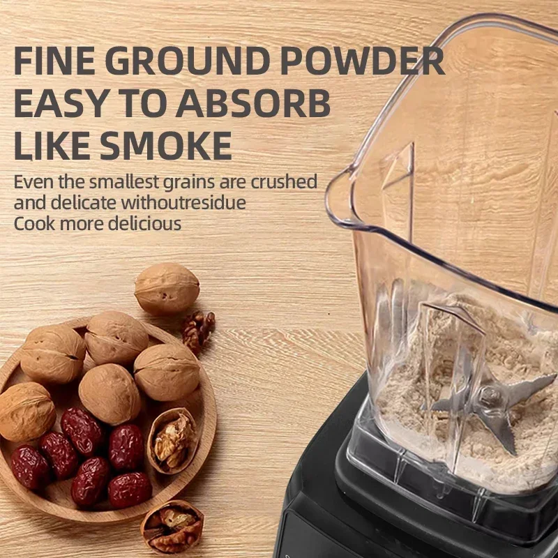 Fully Automatic Wall-Breaking Machine Commercial Blender High Power Stationary Mixer Food Processor Ice Smoothie Juicer Kitchens view 3