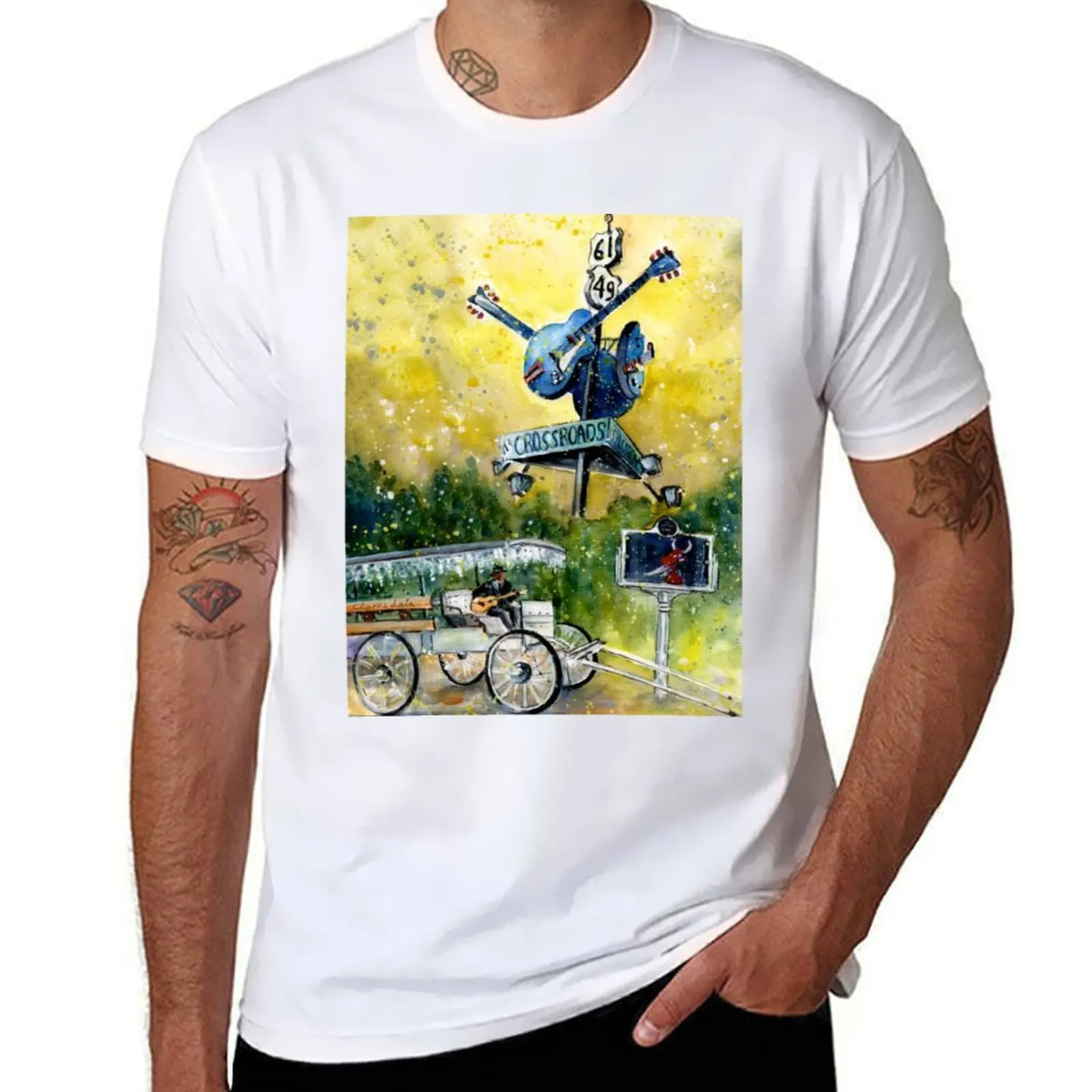 Clarksdale Authentic T-Shirt printed t shirts for man graphic t shirts for man T-Shirt