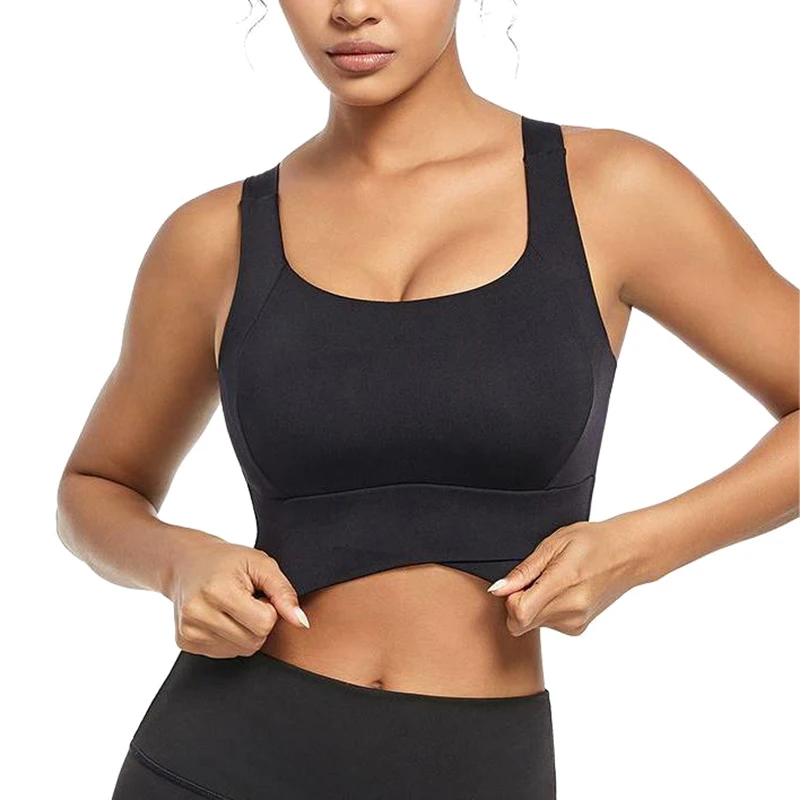 

Sports Bra For Women No Underwire Padded High Support Workout Tank Tops Shapewear Yoga Athletic Bras