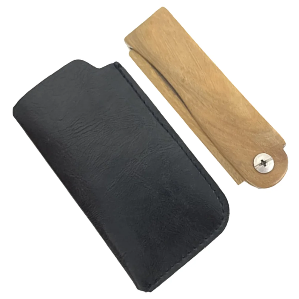 Beard Comb Hair Wood Household Pocket Wooden Portable Supply Folding Mustache Man