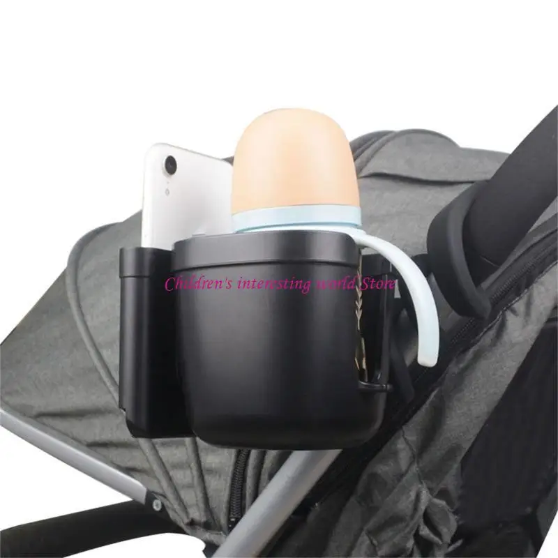 Người giữ cốc xe đẩy Universal với người giữ chai điện thoại động cho BuggywheelChair Walker Uống đồ uống có đồ uống 425F