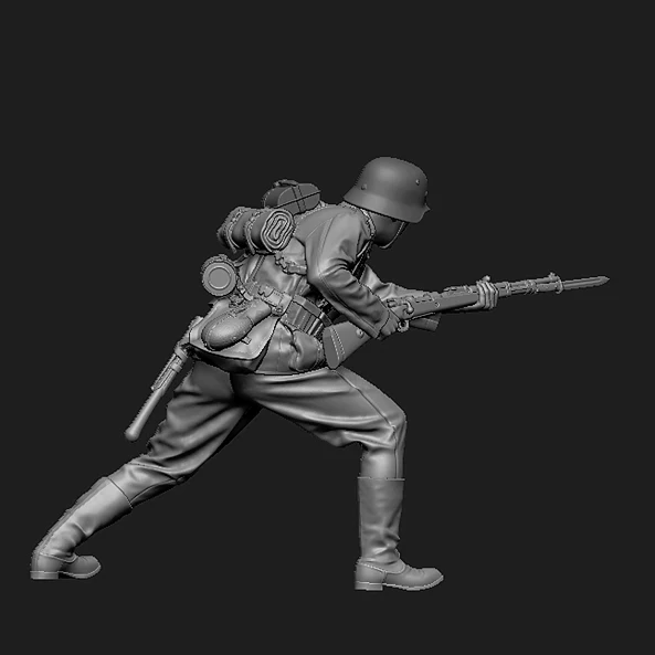 Kits de modèles de soldats en résine 1/35, figurine incolore et auto-assemblée A-2192