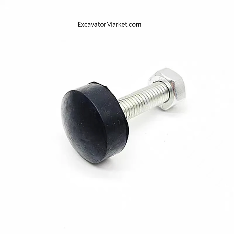 

For excavator For VOLVO EC HITACHI ZX SUMITOMO SK DOOSAN KATO HD HYUNDAI Door top rubber pellets anti-collision rubber
