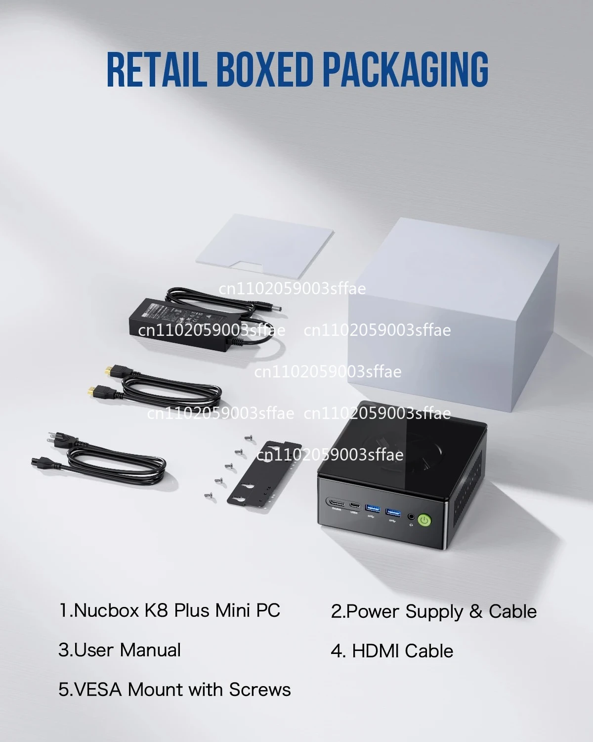 8-core 16-thread 32GB DDR5 1TB SSD Work Computer PC Mini Computer PC Gaming Desktop K8 Plus AMD R7 8845HS Gaming Mini PC