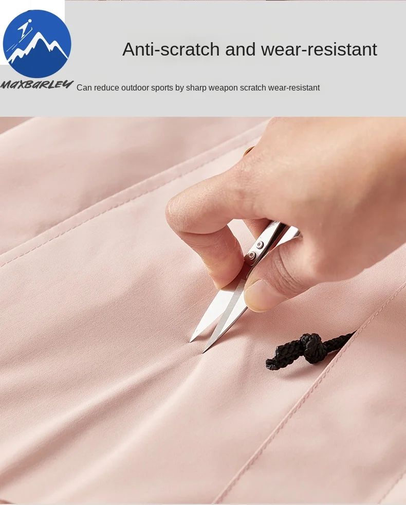 Outdoor Windproof Jacket Men's Autumn Waterproof Single Layer Detachable Cap Coat Couple's Mountain Climbing Fishing Windbreaker