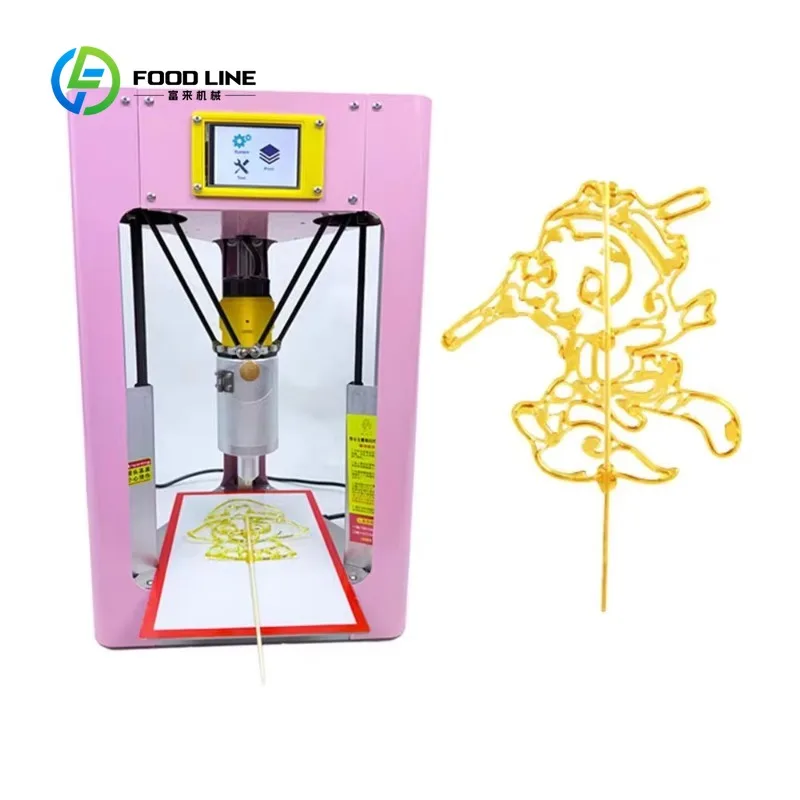 3d Printers Commercial 3d Printer Single Color Desktop Automatic FDM Food Printer Machine Resume Printing Sugar Painting Machine