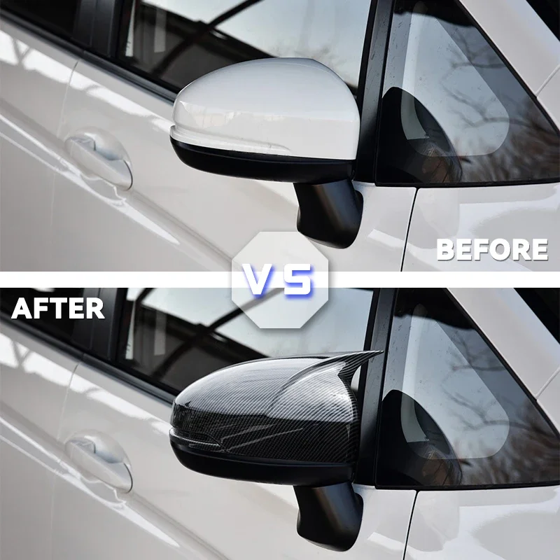 For Honda Fit Jazz GK5 2014-2020 Car Wing Door Side Mirror Cap Shell House Outside Rearview Mirror Cover Lid