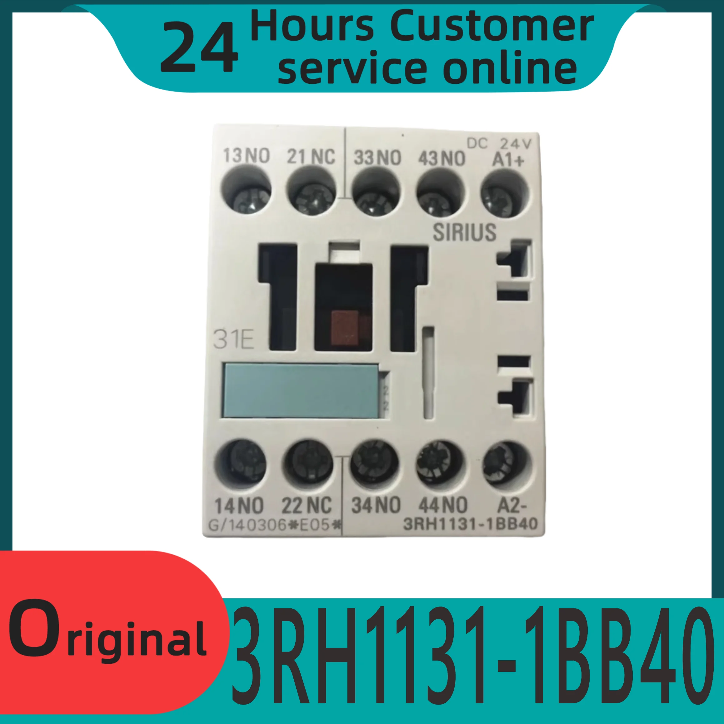 

New original contactor relay 3RH1131-1BB40 3RT1017-1BB42 DC24V