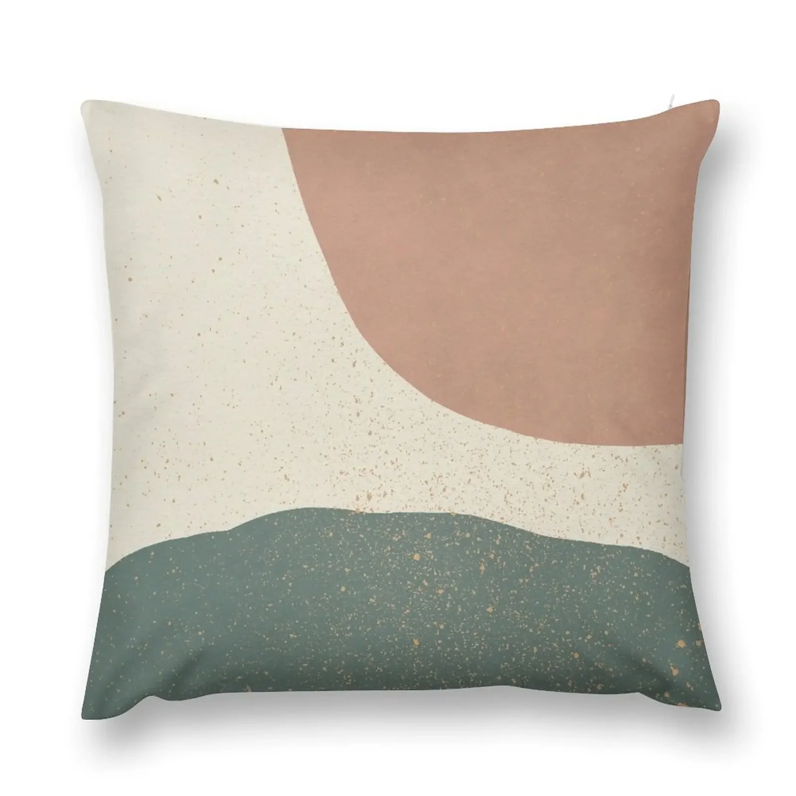 Minimalist Painting - Terra Green Throw Pillow Luxury Pillow Cover Christmas Covers pillow