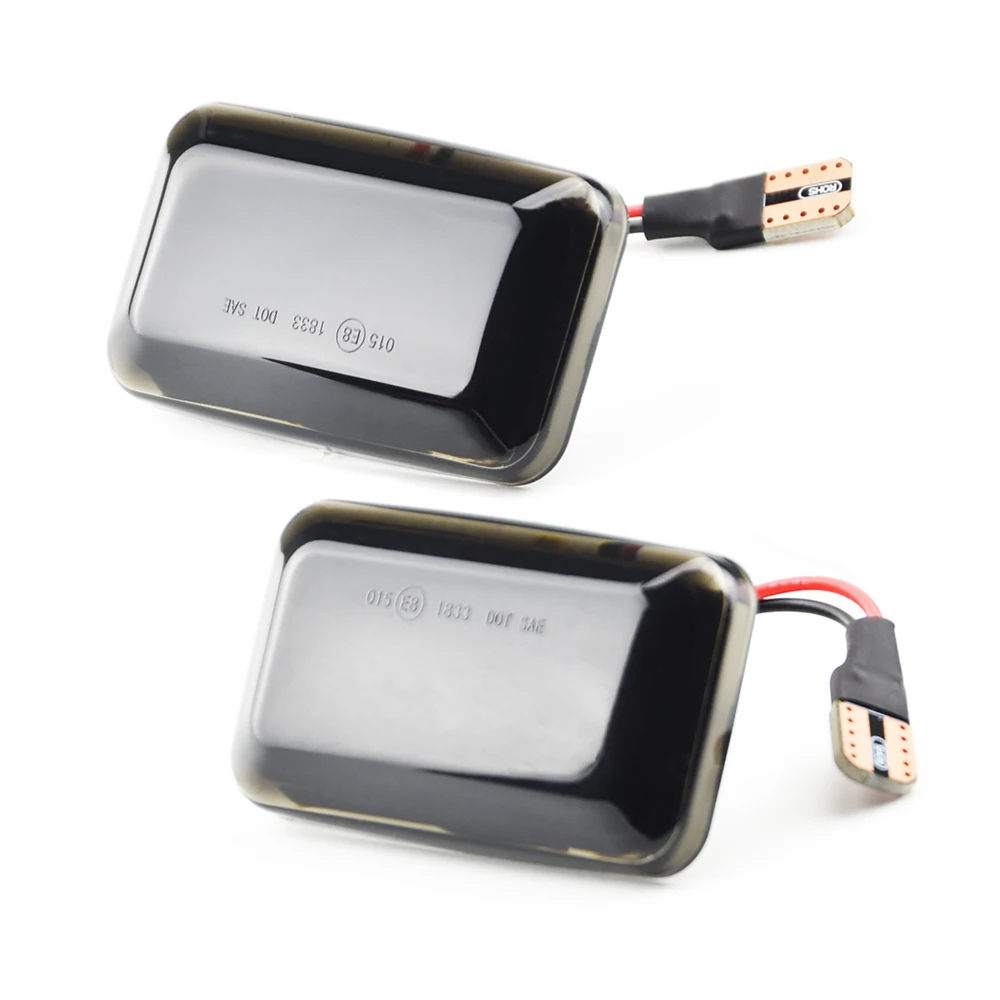 2 قطعة LED ديناميكية الجانب ماركر بدوره مصباح إشارة مصباح لأودي 100 C3 C4 200 A6 S6 4A/C4 80 90 B2 B3 B4 كابريوليه كوبيه V8 4000 #2