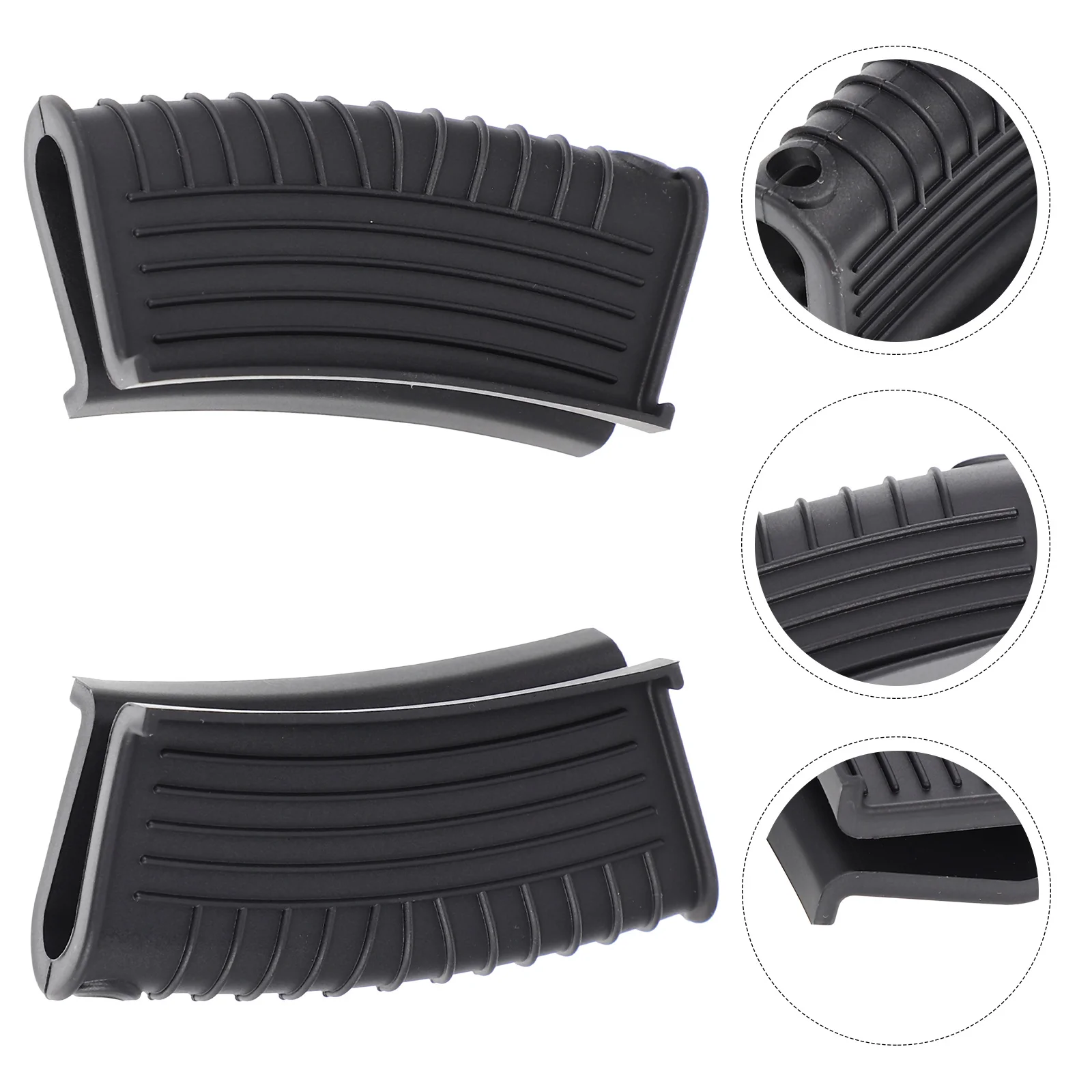 

2Pcs Silicone Pot Handle Sleeves Heat-Resistant Pan Grip Covers Non-Slip Cookware Handle Holders Kitchen Protective Covers