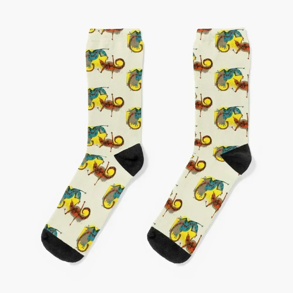 

Chameleon lizards Socks Climbing Hiking boots short Socks Men's Women's