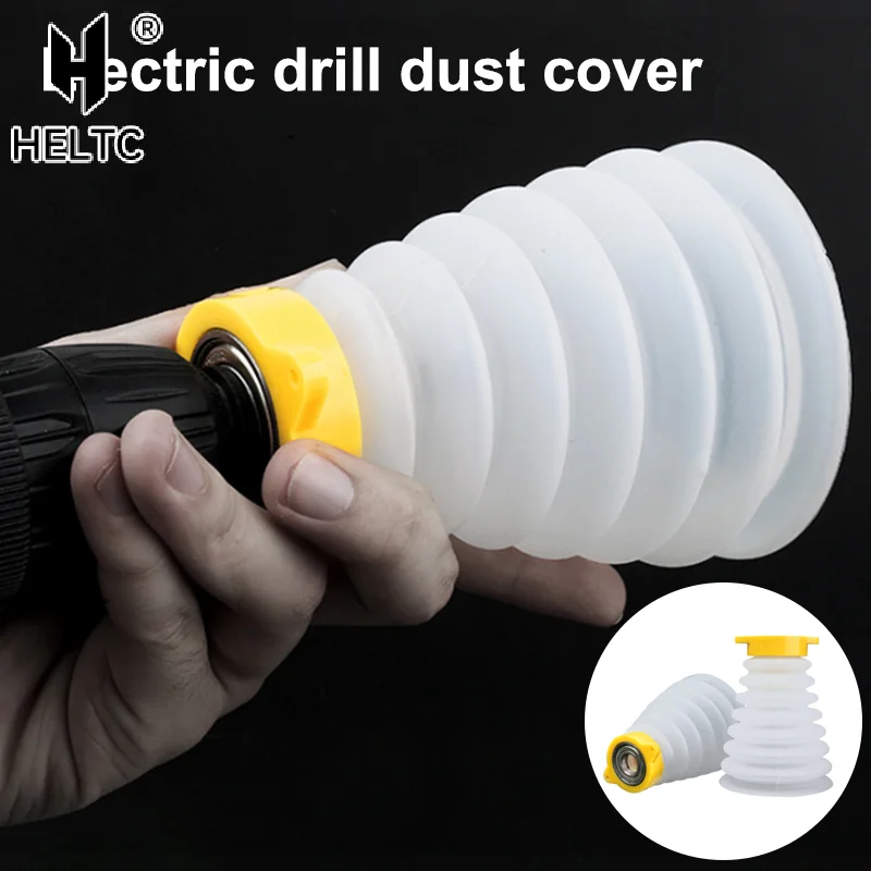 

Drill Dust Cover Collector Scalable Rubber Dustproof Dust Bowl Device Power Tool Utility Accessories For Electric Hammer